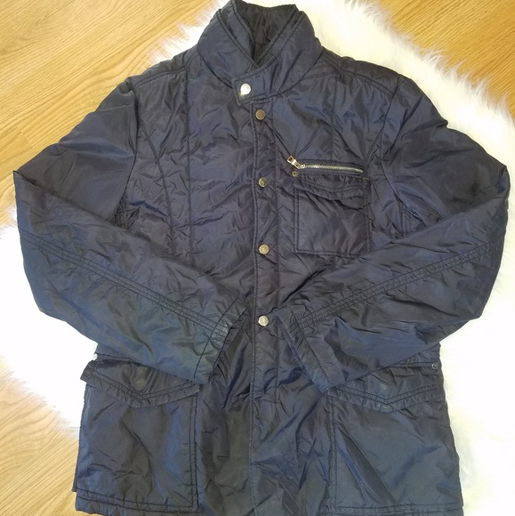 Zara Other - Zara Navy Puffer Jacket Coat